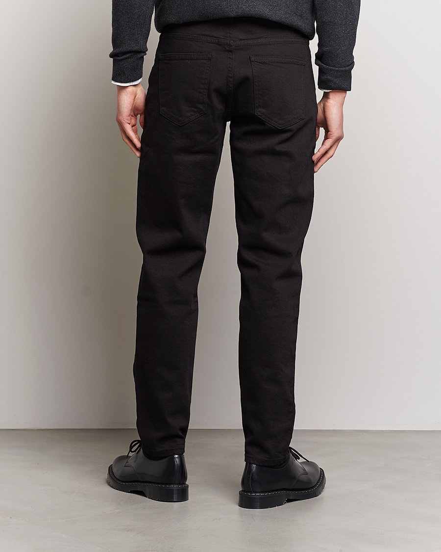 Homme | Pantalons | Oscar Jacobson | Karl Cotton Stretch Jeans Black