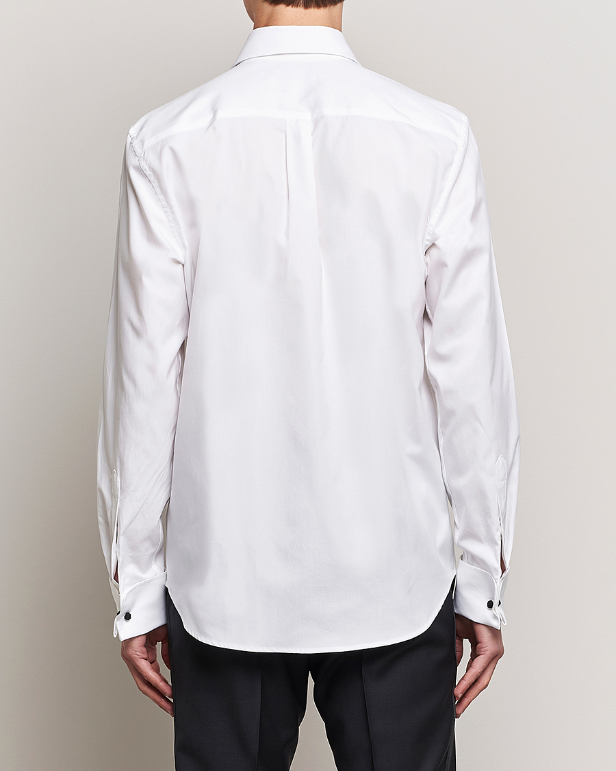 Homme | Chemises | Oscar Jacobson | Reg Fit Cut Away Tuxedo Double Cuff White