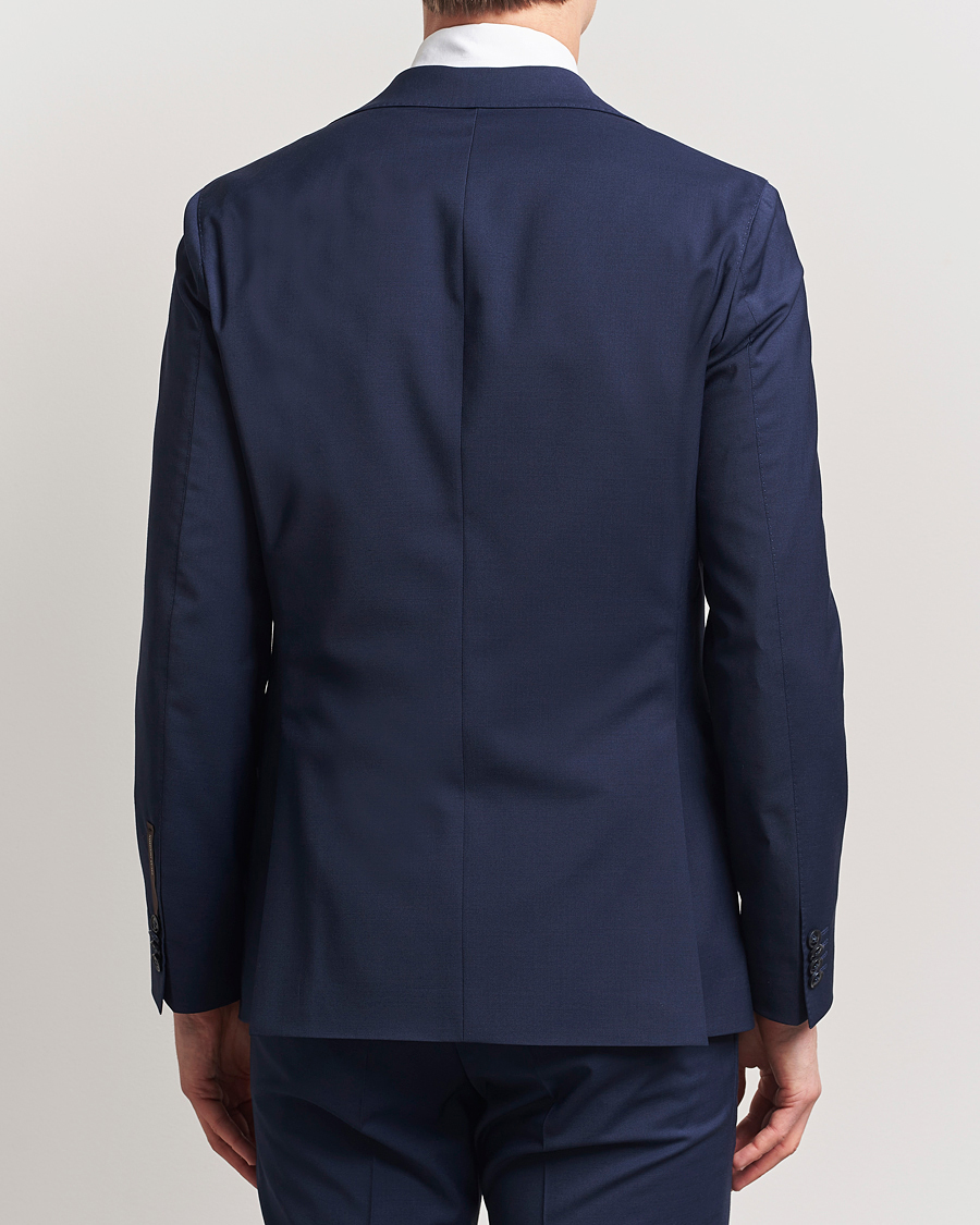 Homme | Blazers | Oscar Jacobson | Ego Wool Blend Blazer Navy