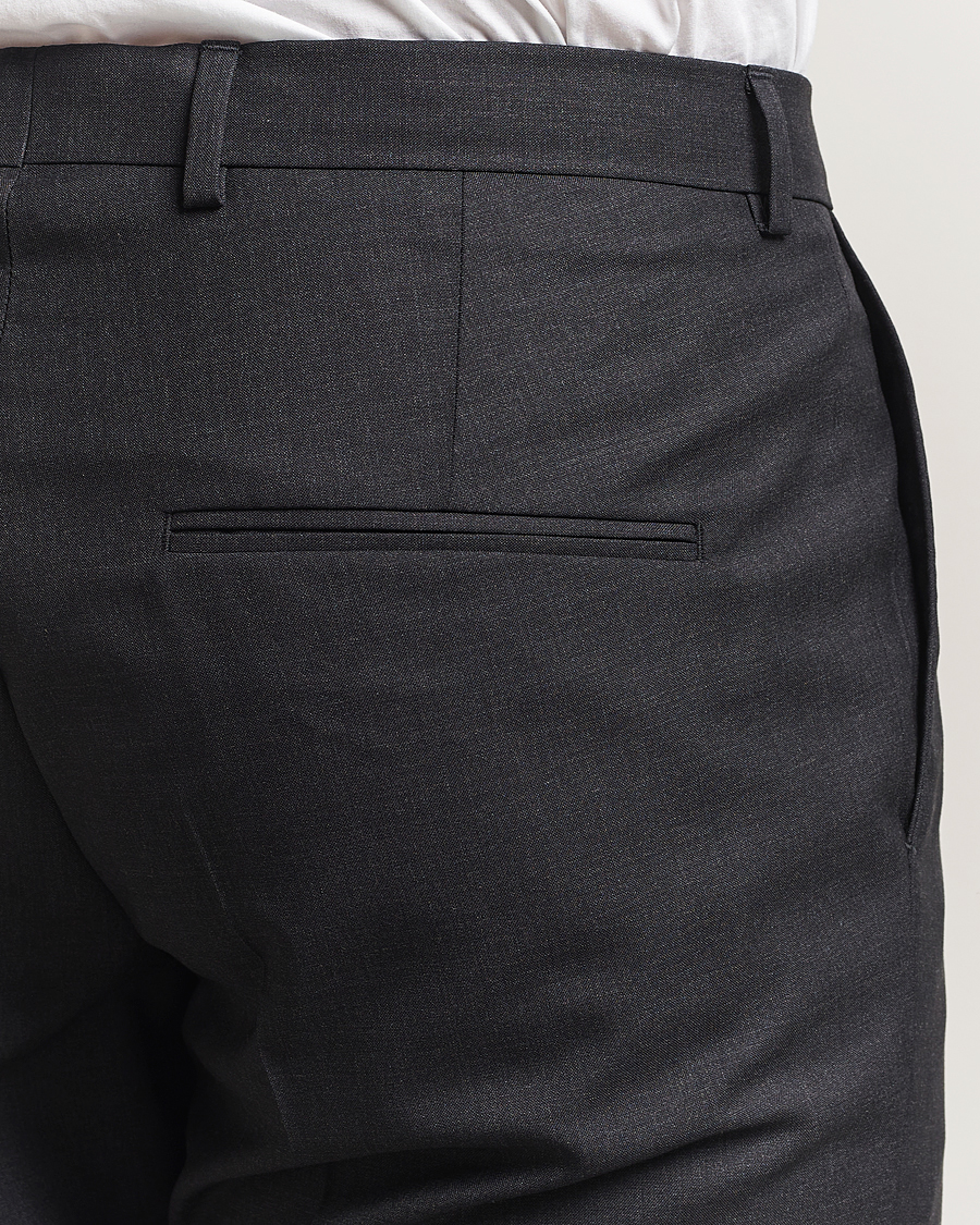 Homme | Pantalons | Oscar Jacobson | Dandy Wool Trousers Grey