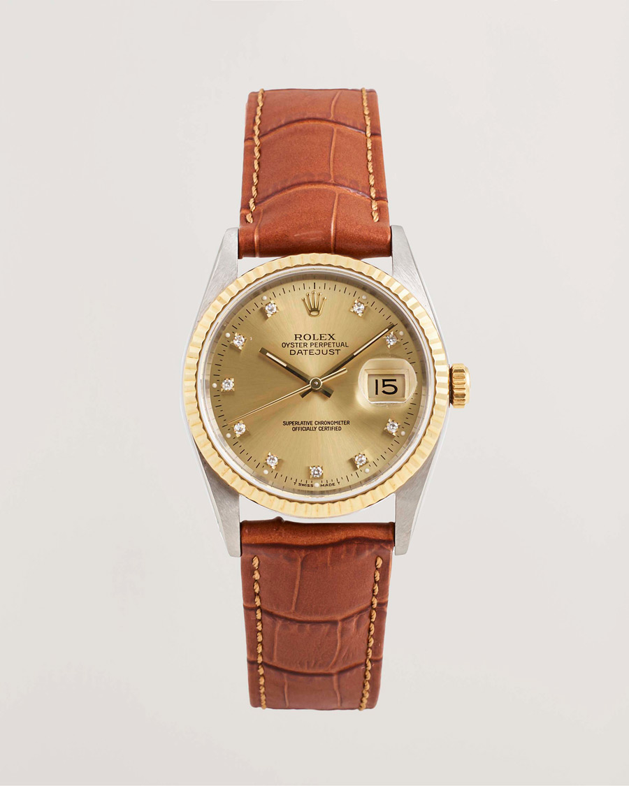 Homme | Rolex Pre-Owned Datejust 36 G/S Diamant | Rolex Pre-Owned | Datejust 36 G/S Diamant