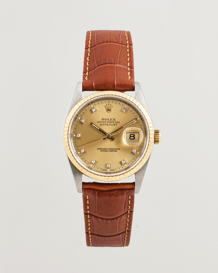 Homme | Rolex Pre-Owned Datejust 36 G/S Diamant  | Rolex Pre-Owned | Datejust 36 G/S Diamant 