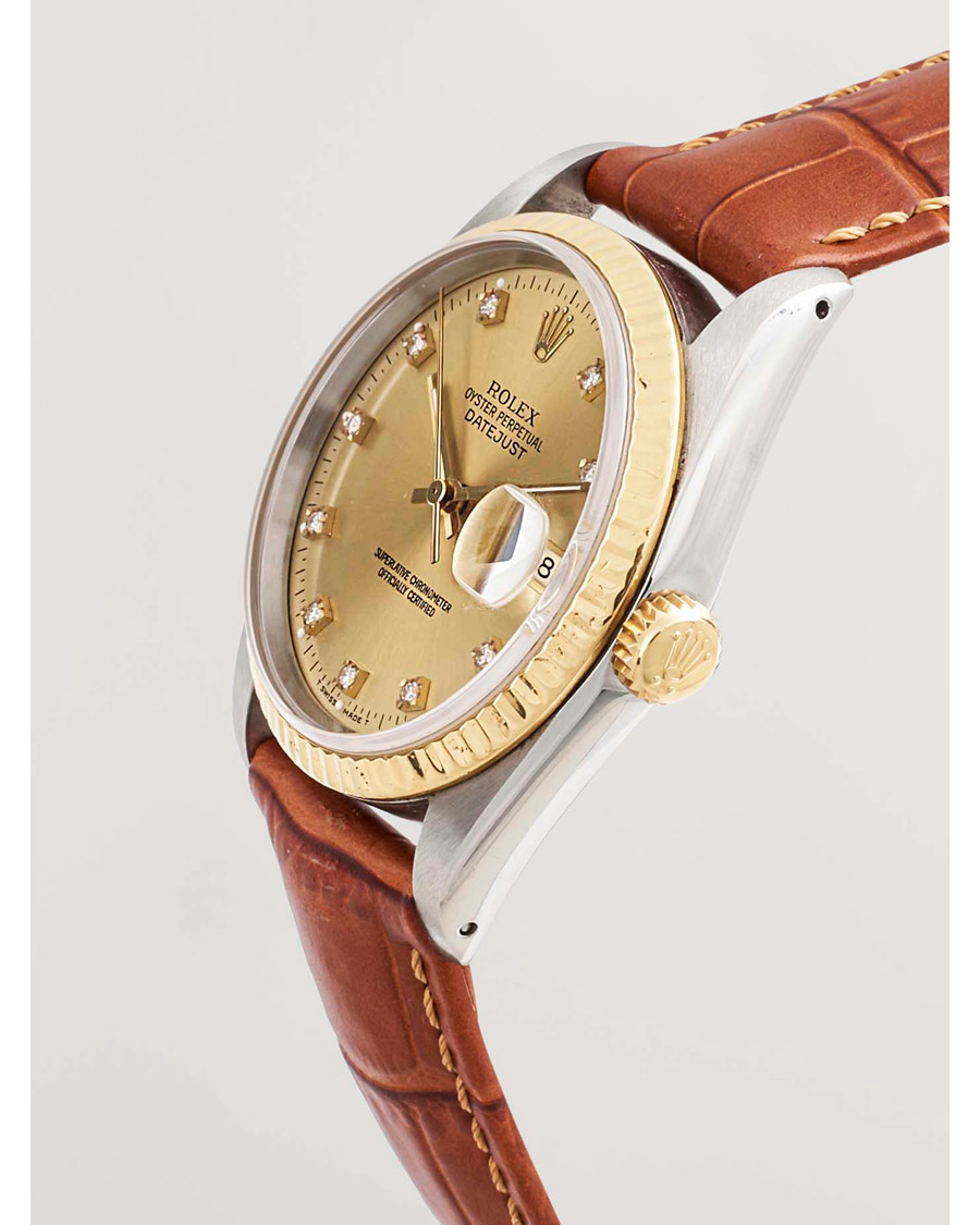 Homme | Rolex Pre-Owned Datejust 36 G/S Diamant  | Rolex Pre-Owned | Datejust 36 G/S Diamant 