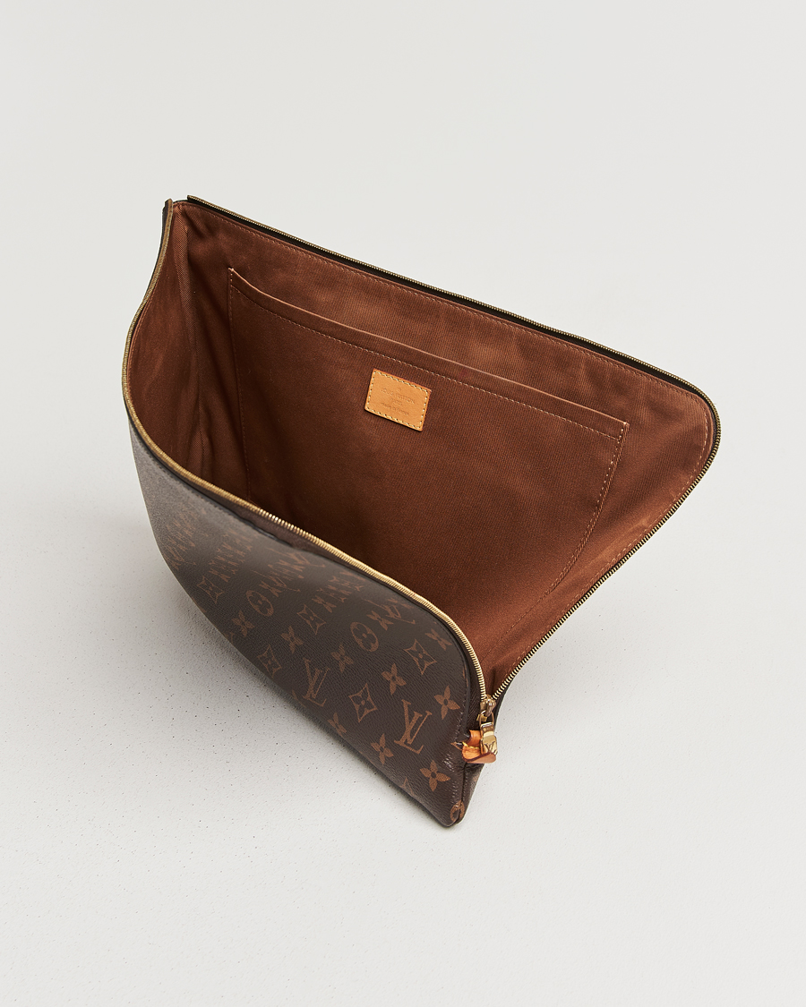 Homme | Louis Vuitton Pre-Owned Posh Document Bag Monogram | Louis Vuitton Pre-Owned | Posh Document Bag Monogram