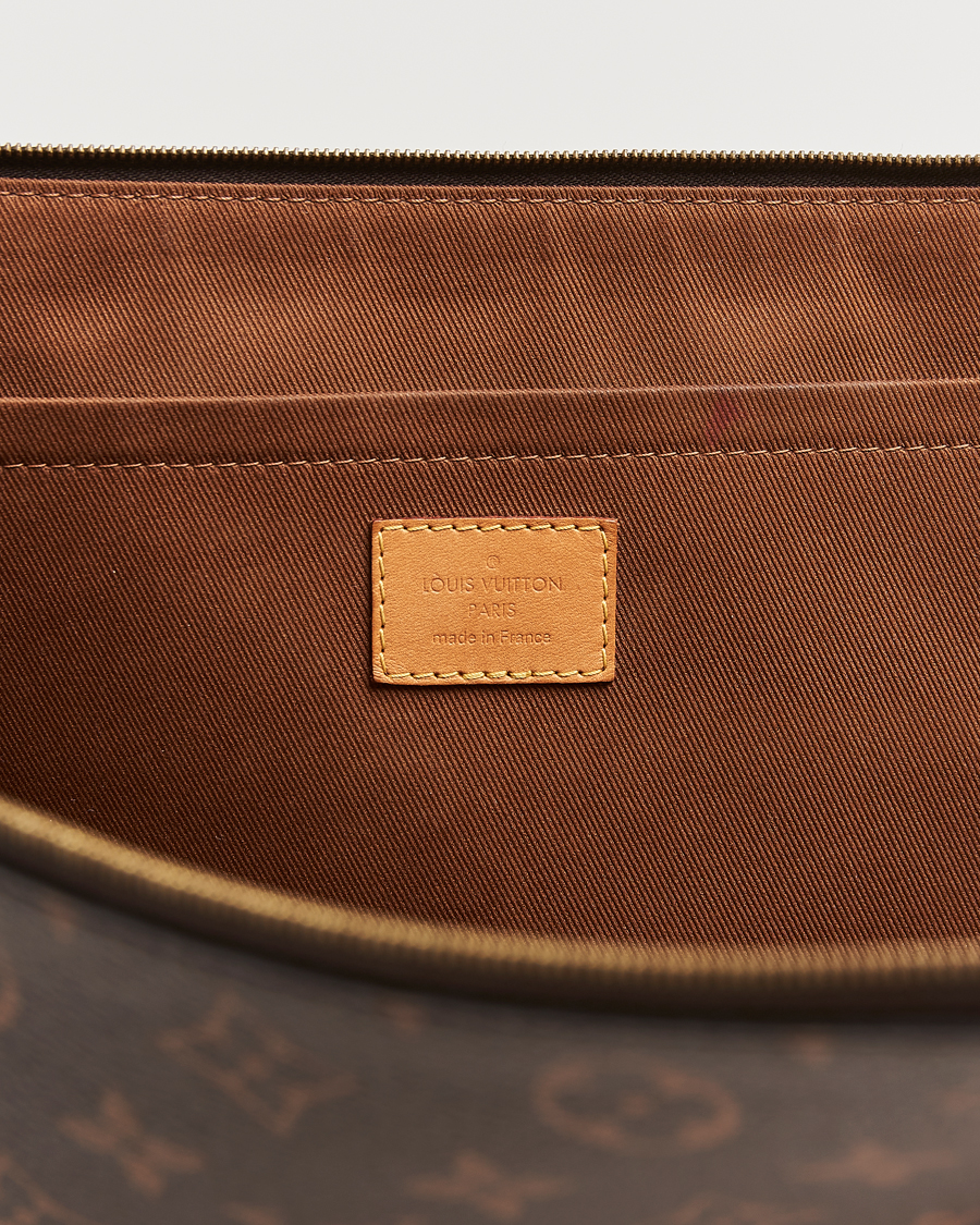 Homme | Louis Vuitton Pre-Owned Posh Document Bag Monogram | Louis Vuitton Pre-Owned | Posh Document Bag Monogram