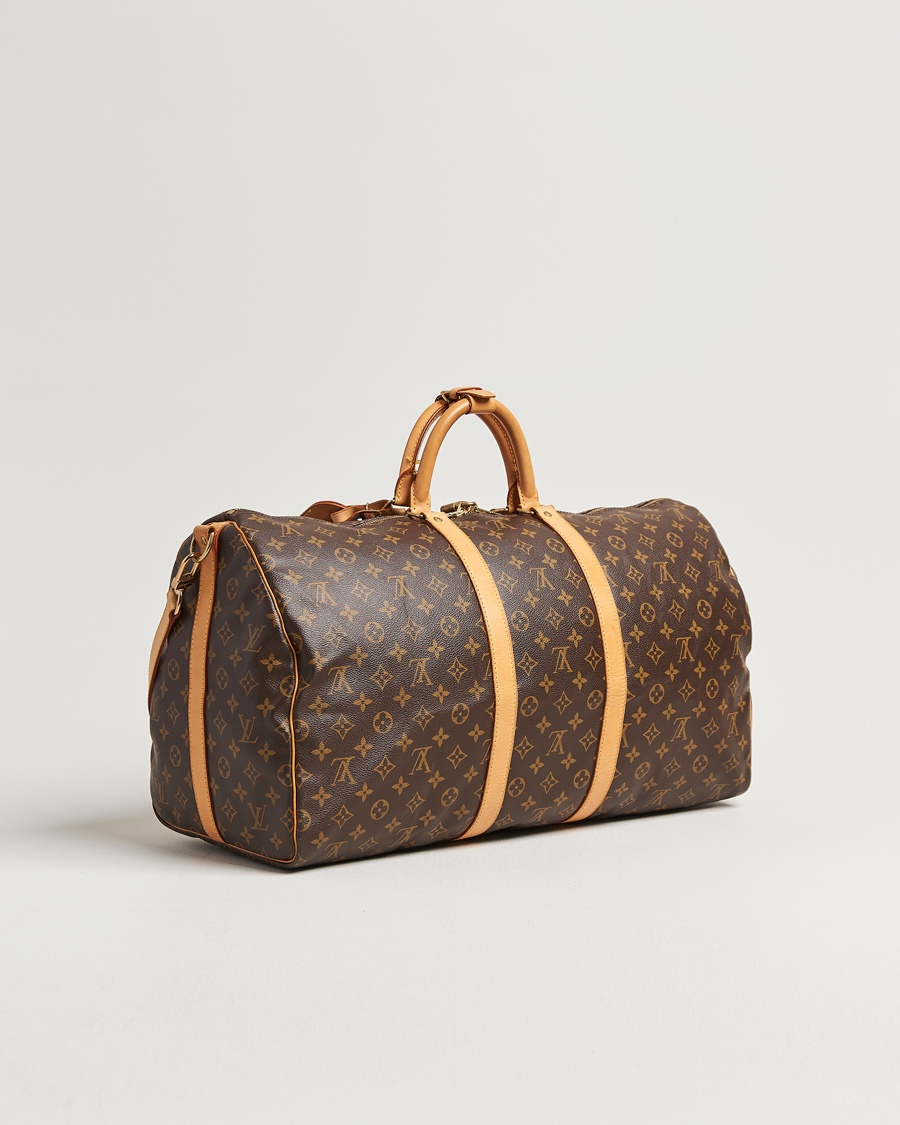 Homme | Louis Vuitton Pre-Owned Keepall Bandouliére 55 Monogram | Louis Vuitton Pre-Owned | Keepall Bandouliére 55 Monogram
