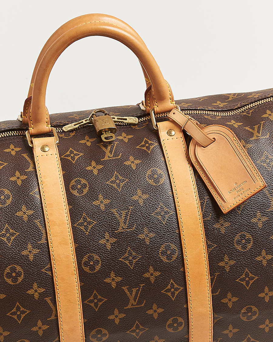 Homme | Louis Vuitton Pre-Owned Keepall Bandouliére 55 Monogram | Louis Vuitton Pre-Owned | Keepall Bandouliére 55 Monogram