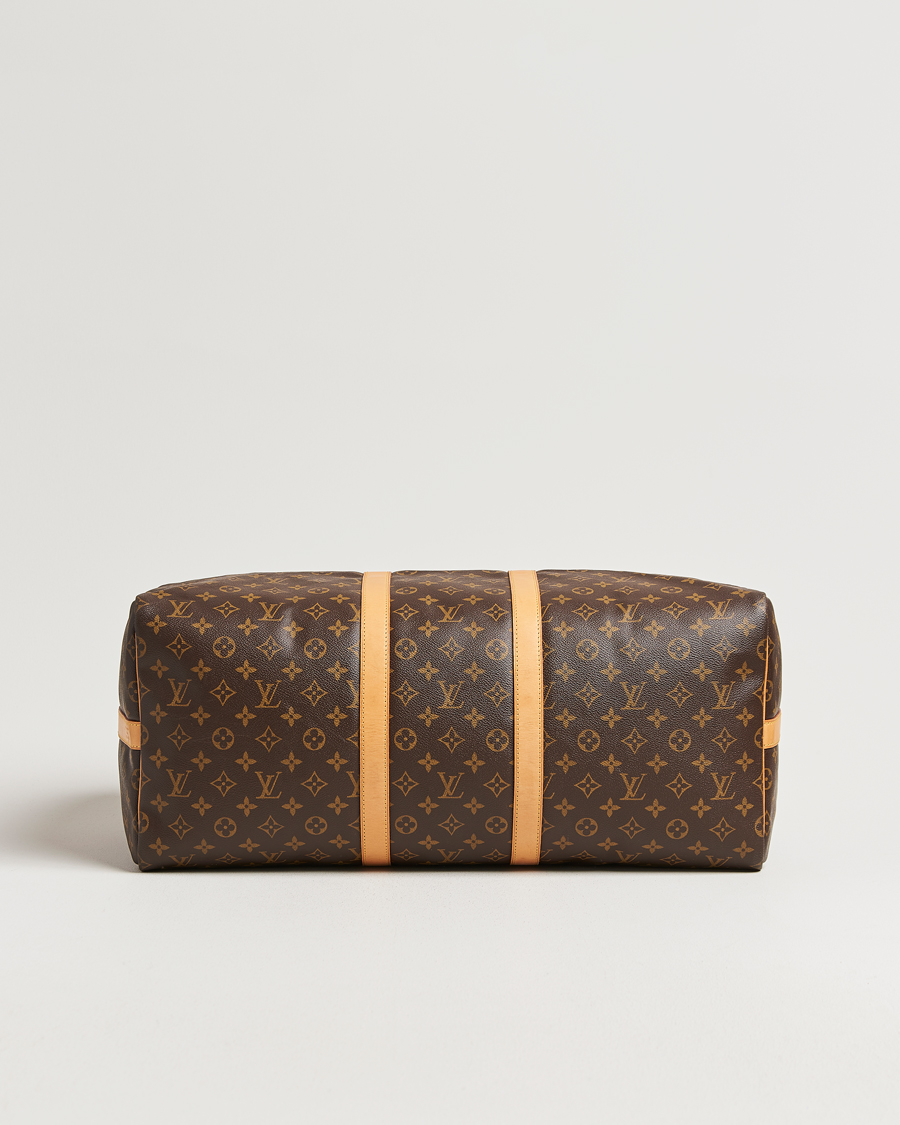 Homme | Louis Vuitton Pre-Owned Keepall Bandouliére 55 Monogram | Louis Vuitton Pre-Owned | Keepall Bandouliére 55 Monogram