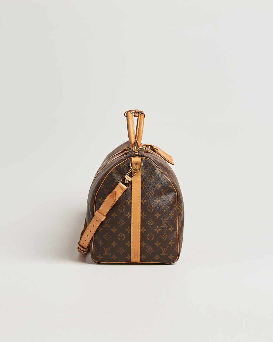 Homme | Louis Vuitton Pre-Owned Keepall Bandouliére 55 Monogram | Louis Vuitton Pre-Owned | Keepall Bandouliére 55 Monogram