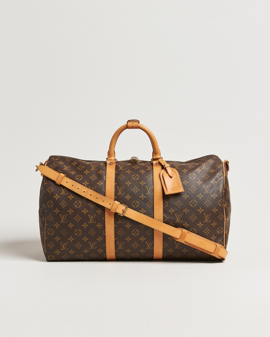 Homme | Louis Vuitton Pre-Owned Keepall Bandouliére 50 Monogram | Louis Vuitton Pre-Owned | Keepall Bandouliére 50 Monogram