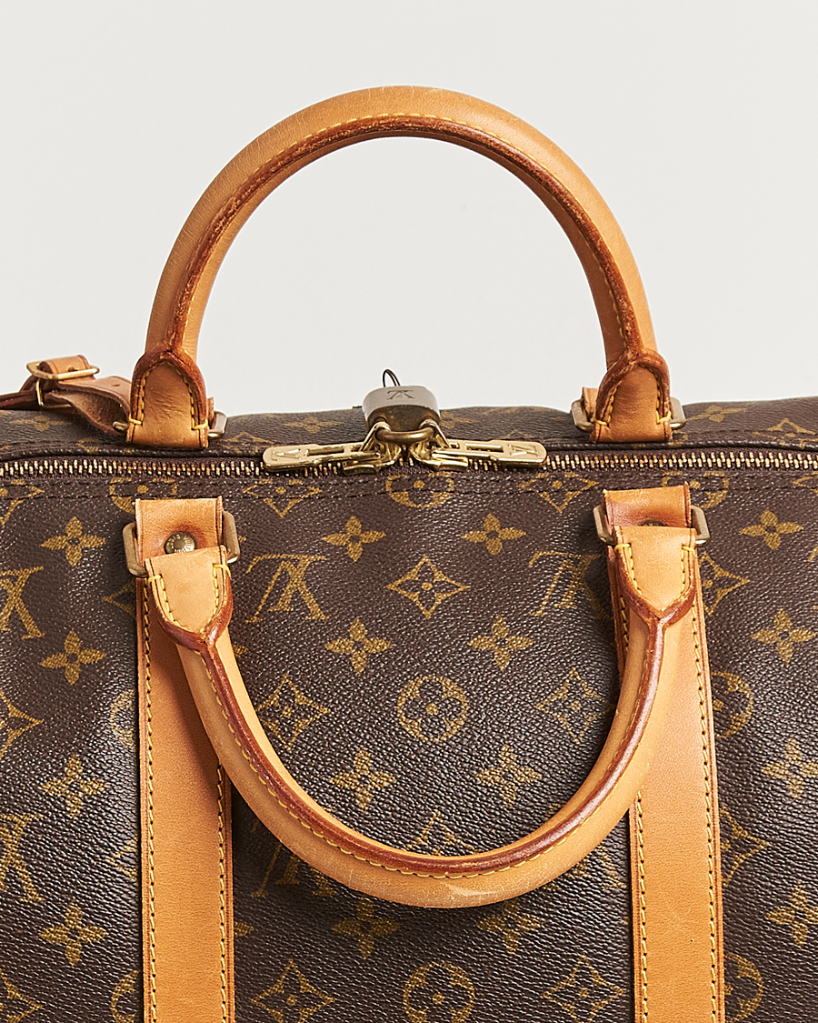 Homme | Louis Vuitton Pre-Owned Keepall Bandouliére 50 Monogram | Louis Vuitton Pre-Owned | Keepall Bandouliére 50 Monogram