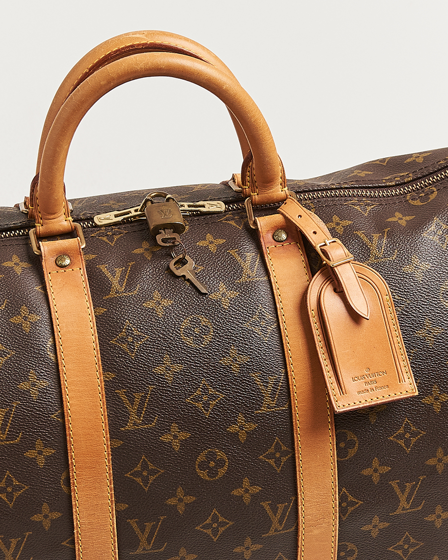 Homme | Louis Vuitton Pre-Owned Keepall Bandouliére 50 Monogram | Louis Vuitton Pre-Owned | Keepall Bandouliére 50 Monogram
