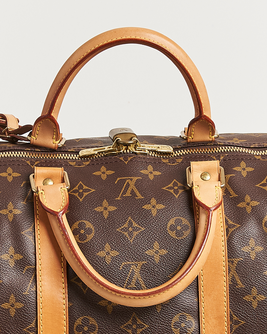 Homme | Louis Vuitton Pre-Owned Keepall Bandouliére 55 Monogram | Louis Vuitton Pre-Owned | Keepall Bandouliére 55 Monogram