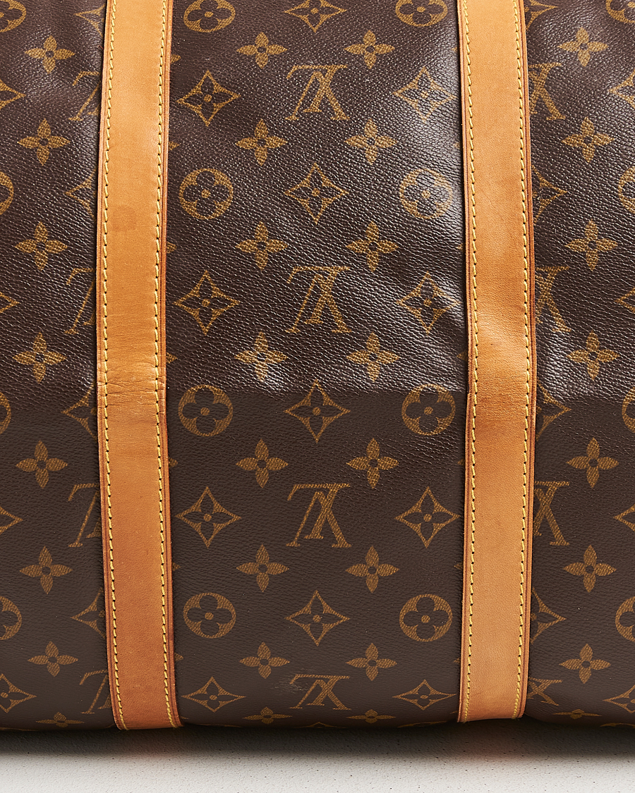 Homme | Louis Vuitton Pre-Owned Keepall Bandouliére 55 Monogram | Louis Vuitton Pre-Owned | Keepall Bandouliére 55 Monogram
