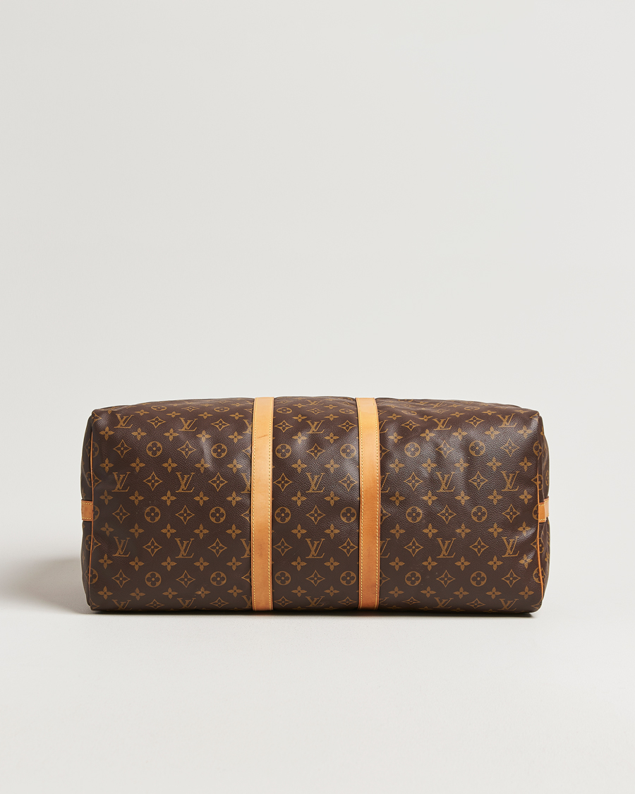 Homme | Louis Vuitton Pre-Owned Keepall Bandouliére 55 Monogram | Louis Vuitton Pre-Owned | Keepall Bandouliére 55 Monogram