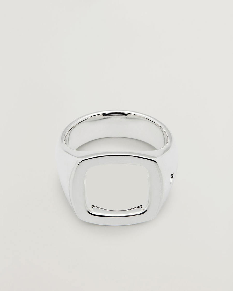 Homme | Bijoux | Tom Wood | Cushion Open Ring Silver