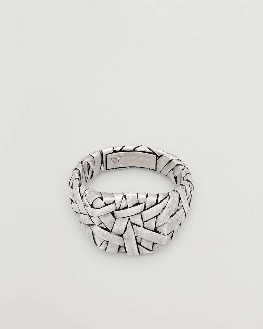 Homme | Bijoux | Tom Wood | Quilt Ring Small Silver