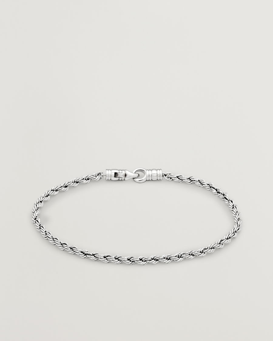 Homme | Bijoux | Tom Wood | Rope Bracelet Silver
