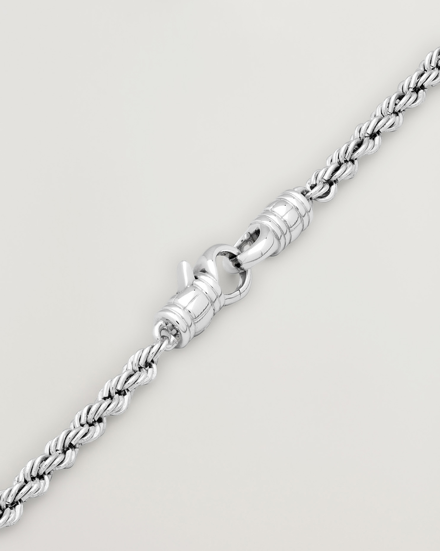 Homme | Bijoux | Tom Wood | Rope Bracelet Silver