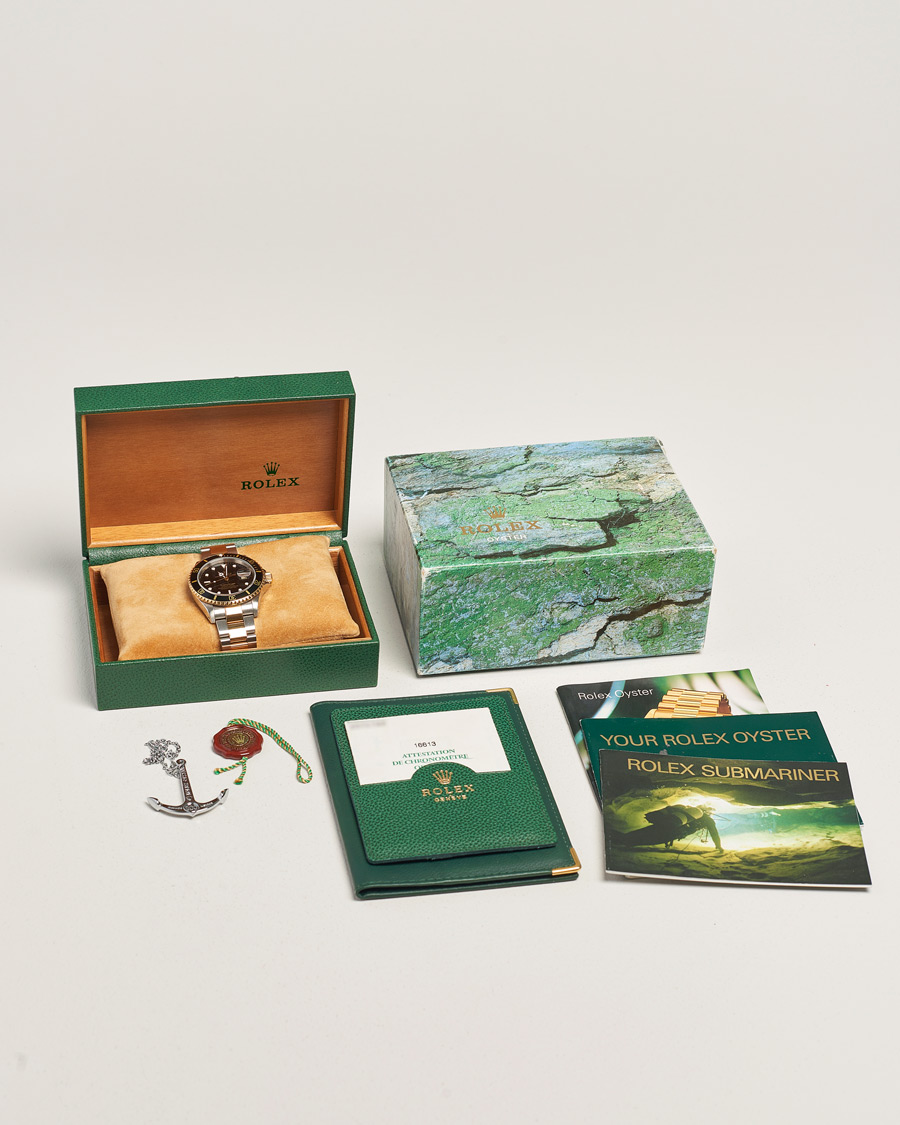 Homme | Rolex Pre-Owned Submariner Oyster Perpetual Two Tone Black | Rolex Pre-Owned | Submariner Oyster Perpetual Two Tone Black