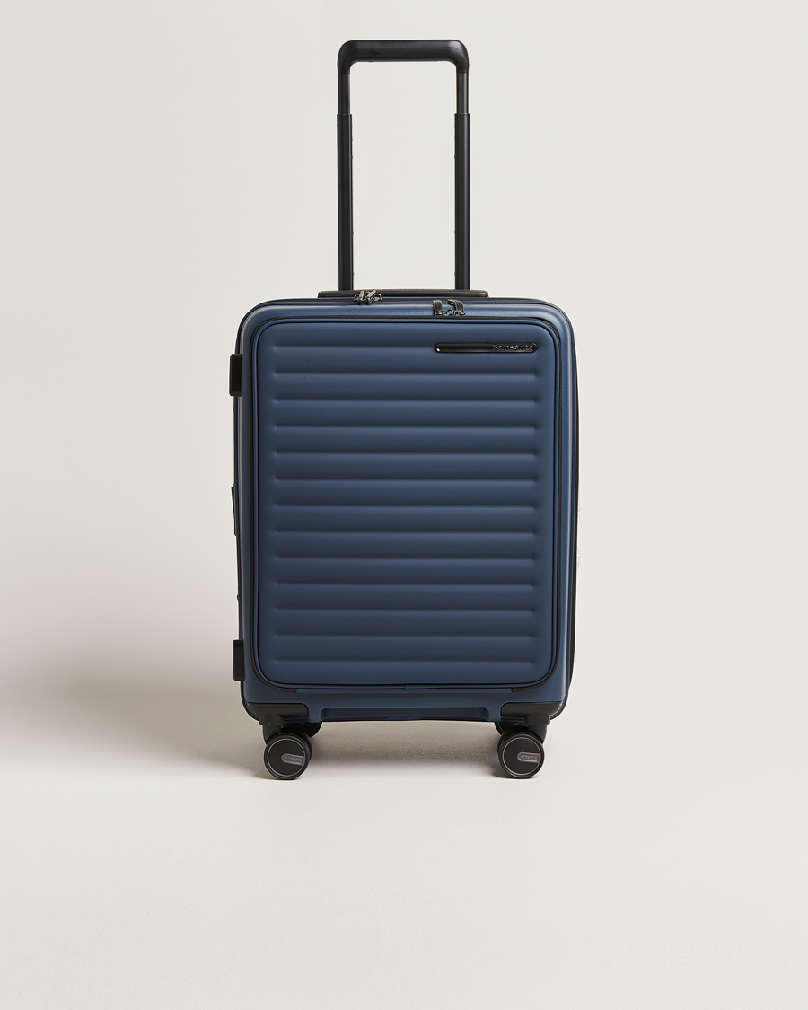 Homme | Samsonite Restackd Spinner Easy Access Carry-On Midnight | Samsonite | Restackd Spinner Easy Access Carry-On Midnight