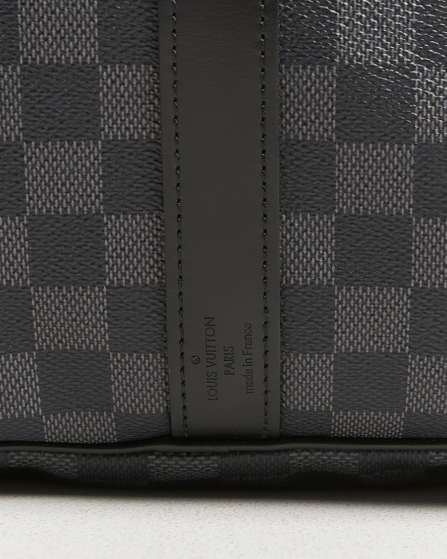 Homme | Pre-Owned & Vintage Bags | Louis Vuitton Pre-Owned | Keepall Bandouliére 55 Damier Graphite