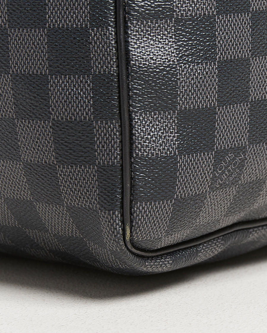 Homme | Pre-Owned & Vintage Bags | Louis Vuitton Pre-Owned | Keepall Bandouliére 55 Damier Graphite