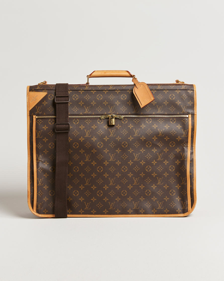 Homme | Louis Vuitton Pre-Owned Portable Garment Bag Bandoulière Monogram | Louis Vuitton Pre-Owned | Portable Garment Bag Bandoulière Monogram