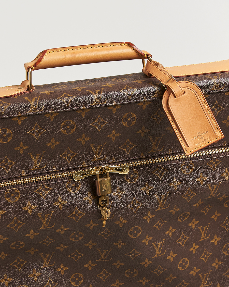 Homme | Louis Vuitton Pre-Owned Portable Garment Bag Bandoulière Monogram | Louis Vuitton Pre-Owned | Portable Garment Bag Bandoulière Monogram