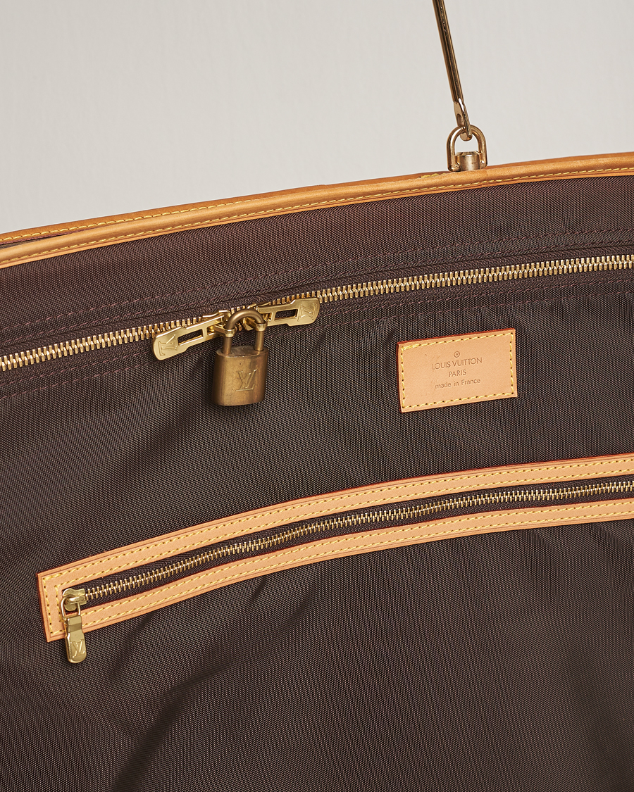 Homme | Louis Vuitton Pre-Owned Portable Garment Bag Bandoulière Monogram | Louis Vuitton Pre-Owned | Portable Garment Bag Bandoulière Monogram