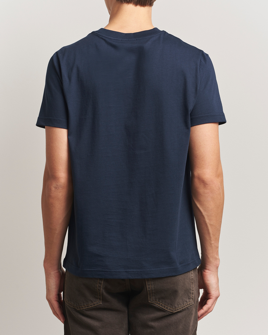 Homme | T-shirts | A.P.C. | Embroidered APC T-Shirt Dark Navy