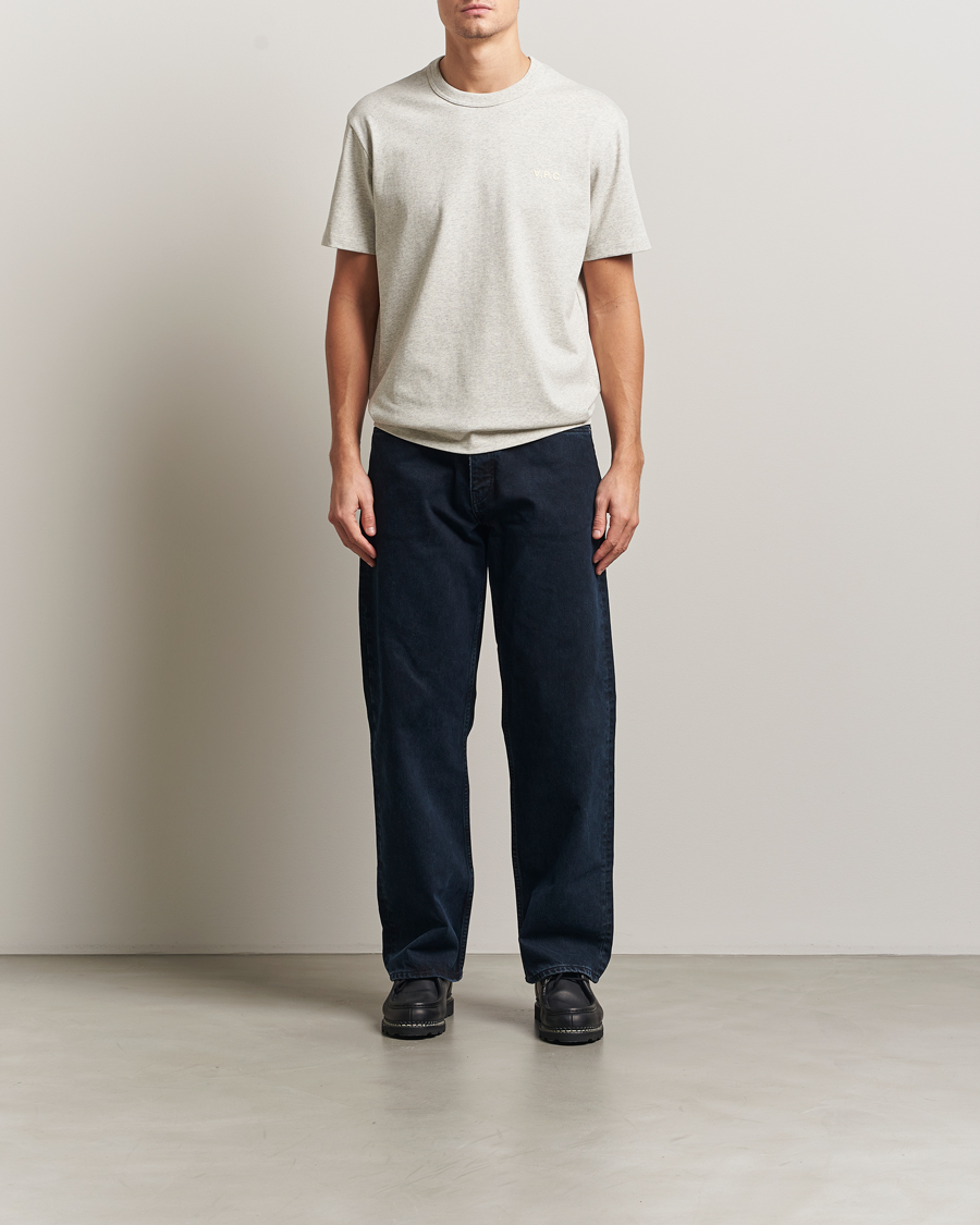 Homme | T-shirts | A.P.C. | Boxy Fit Petit VPC T-Shirt Mastic Chine
