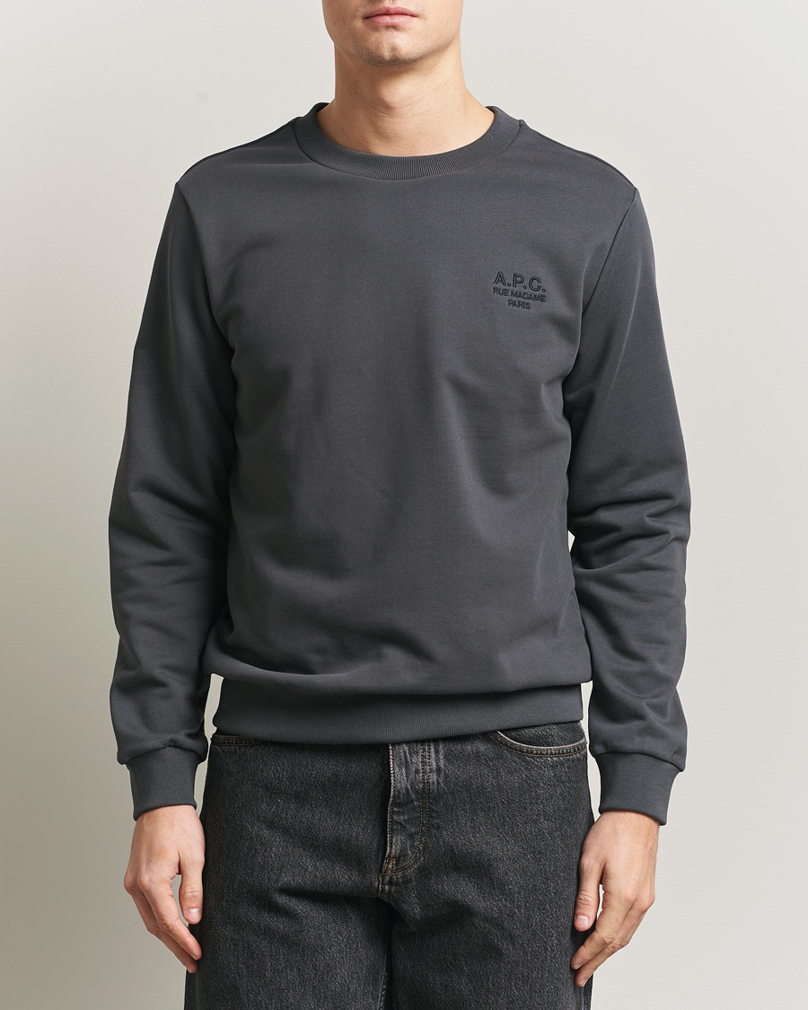 Homme | Pulls Et Tricots | A.P.C. | Rue Madame Tonal Sweatshirt Faded Black
