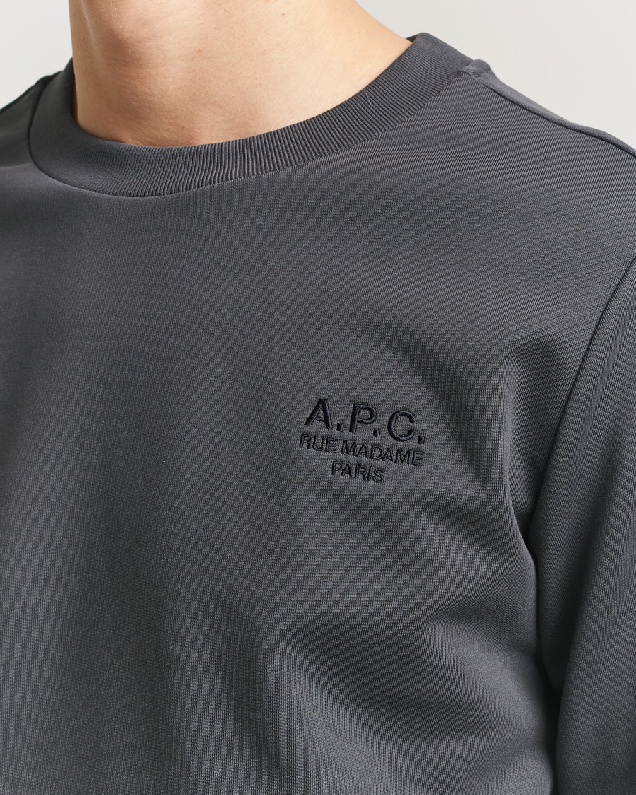 Homme | Pulls Et Tricots | A.P.C. | Rue Madame Tonal Sweatshirt Faded Black