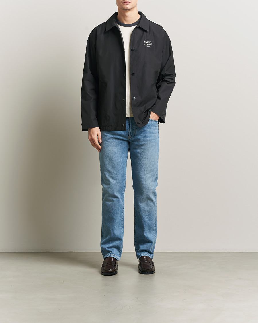 Homme | Manteaux Et Vestes | A.P.C. | Rue Madame Coach Jacket Black