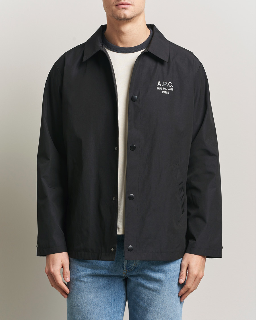 Homme | Manteaux Et Vestes | A.P.C. | Rue Madame Coach Jacket Black