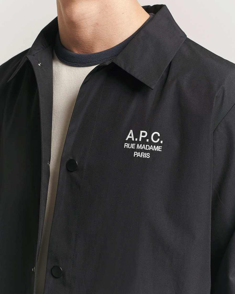 Homme | Manteaux Et Vestes | A.P.C. | Rue Madame Coach Jacket Black