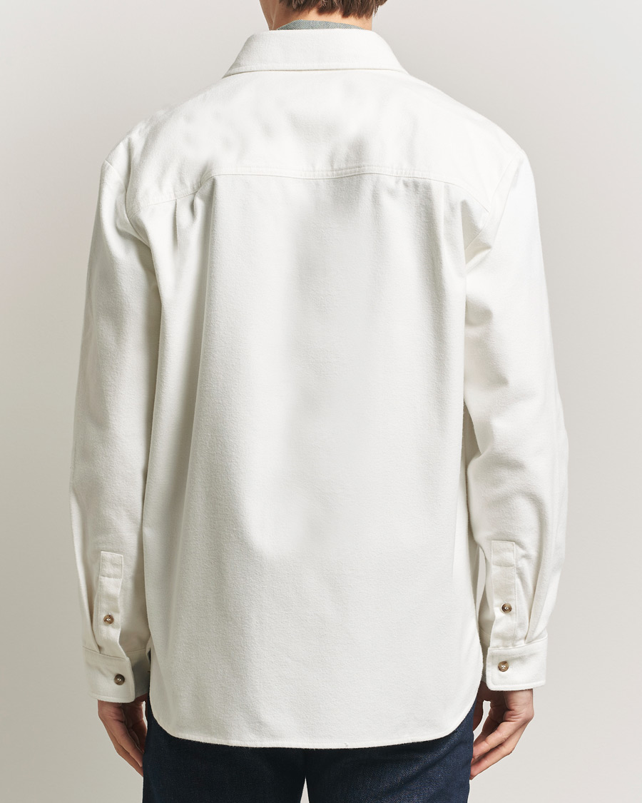 Homme | Chemises | A.P.C. | Brushed Cotton Overshirt White