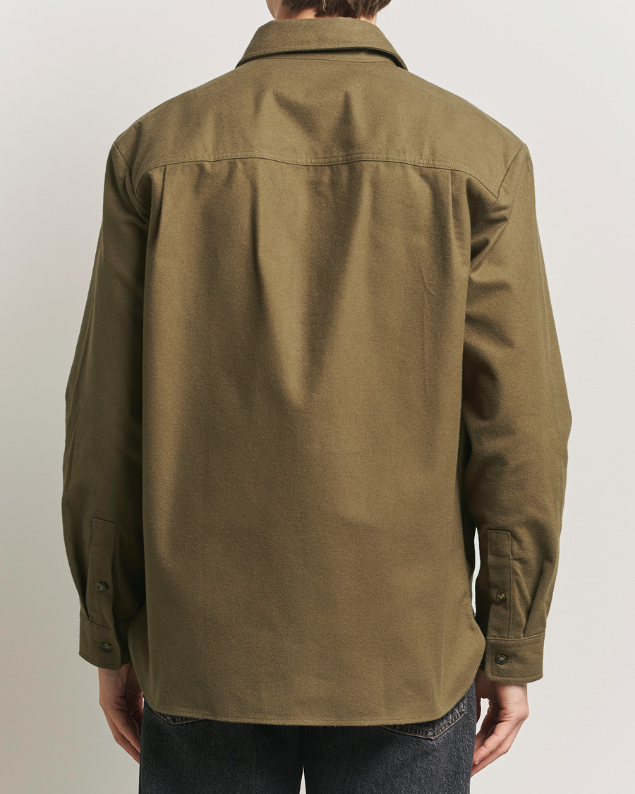 Homme | Chemises | A.P.C. | Brushed Cotton Overshirt Khaki