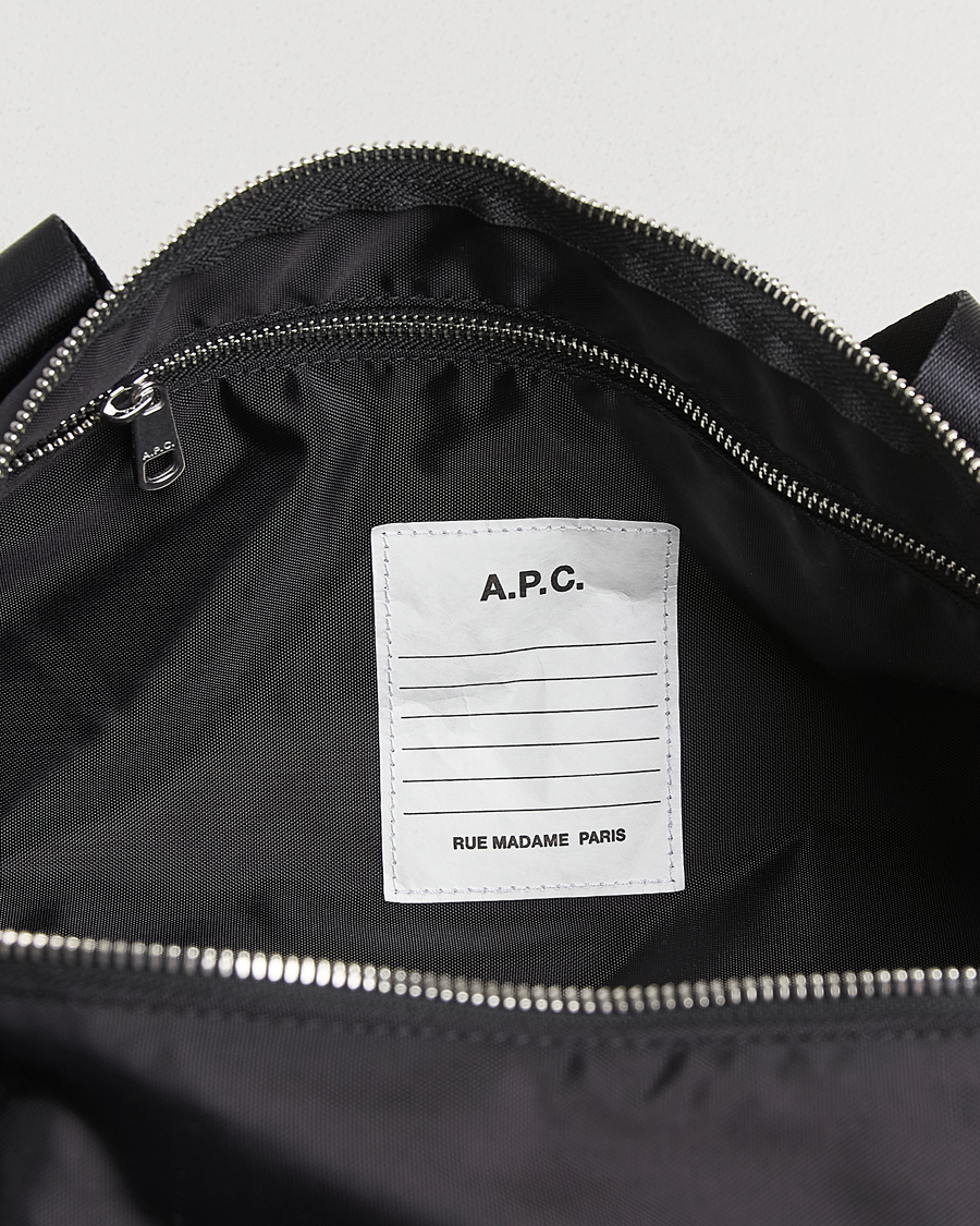 Homme | A.P.C. Backstage Nylon Cordura Gym Bag Black | A.P.C. | Backstage Nylon Cordura Gym Bag Black