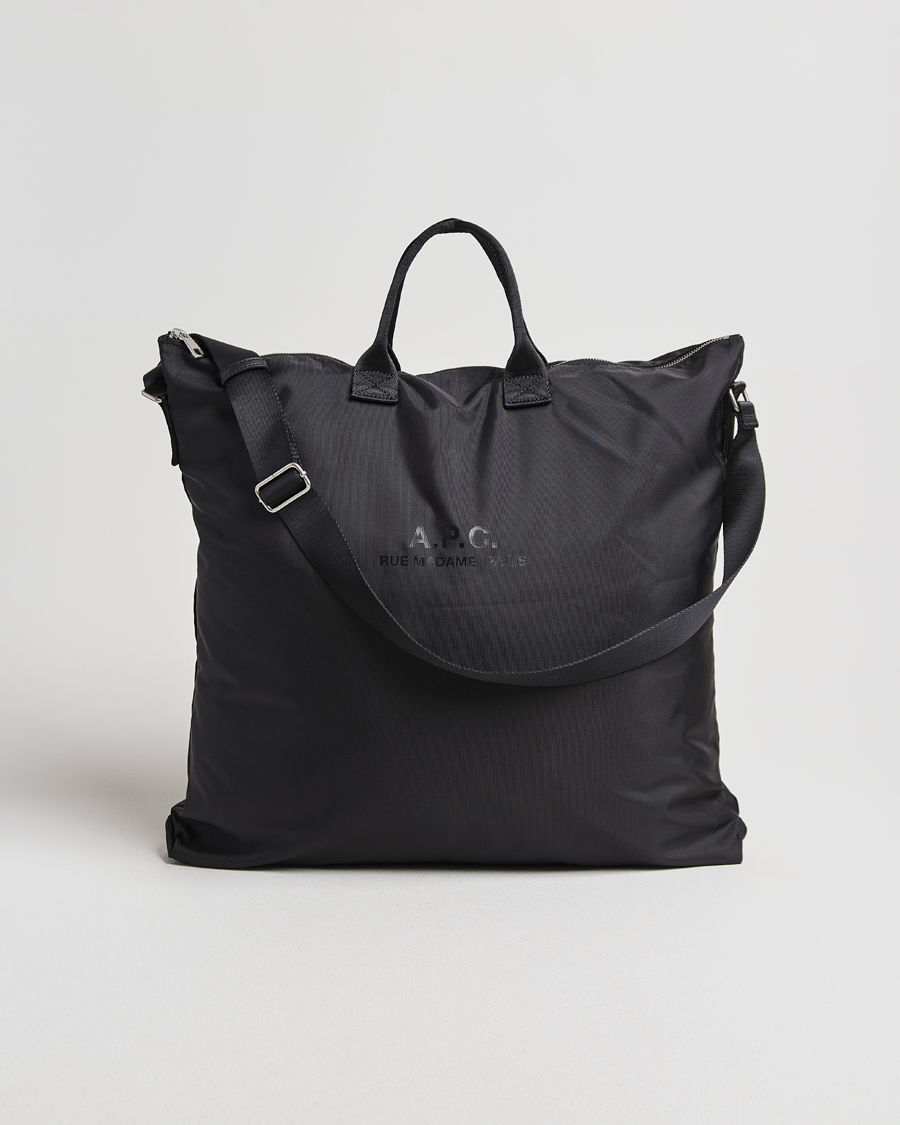 Homme | A.P.C. Backstage Nylon Cordura Tote Bag Black | A.P.C. | Backstage Nylon Cordura Tote Bag Black