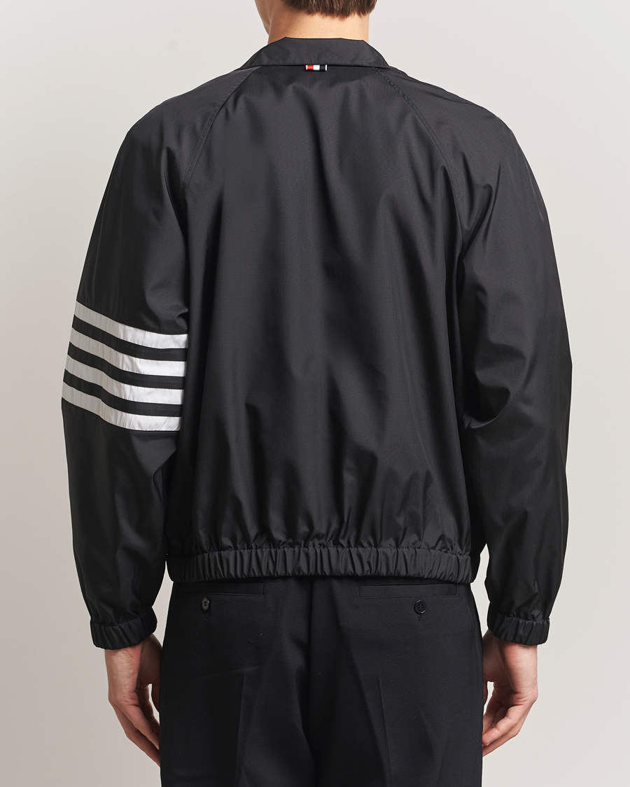 Homme | Manteaux Et Vestes | Thom Browne | Raglan 4 Bar Nylon Jacket Black