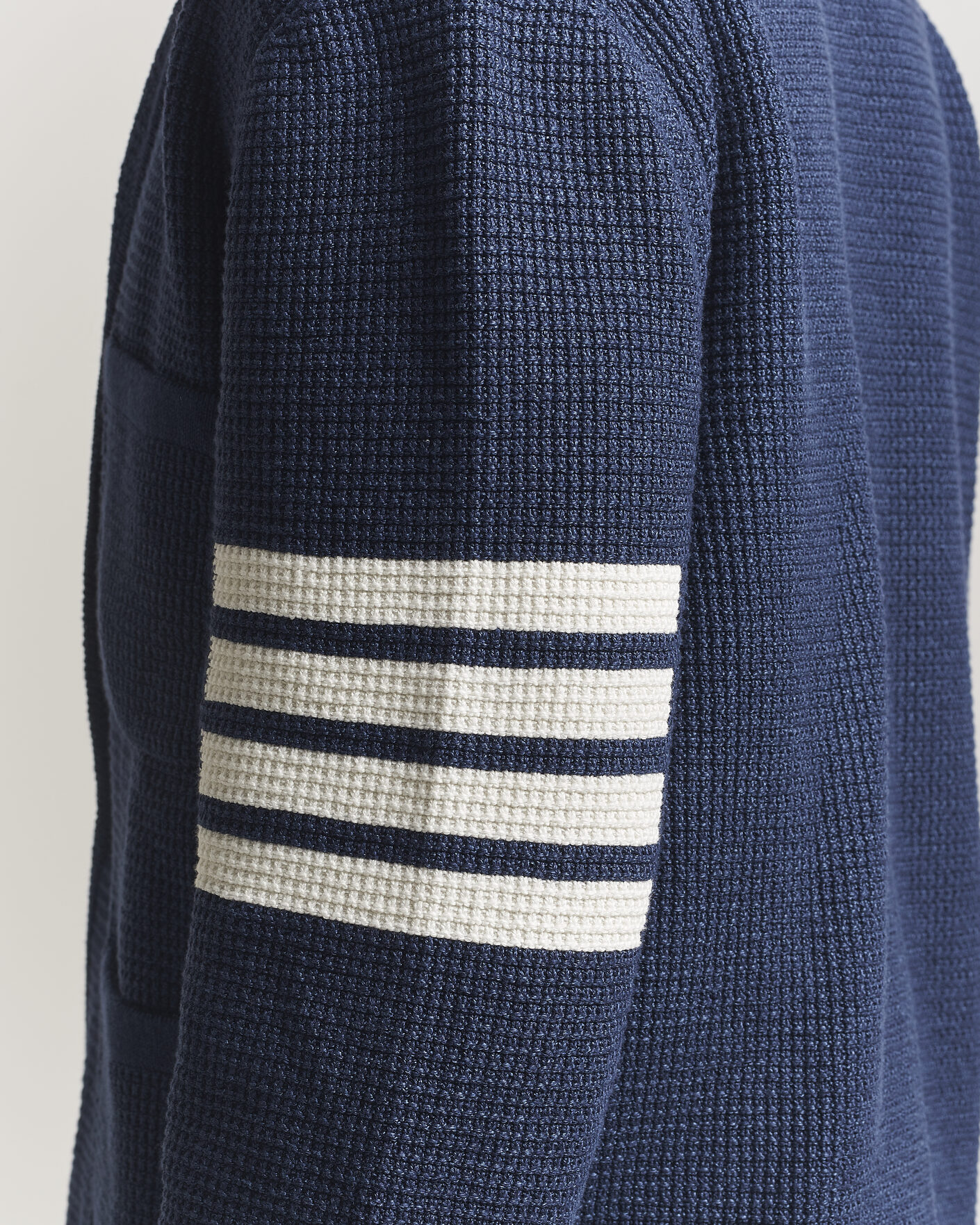Homme | Pulls Et Tricots | Thom Browne | Textured 4 Bar Cardigan Jacket Navy