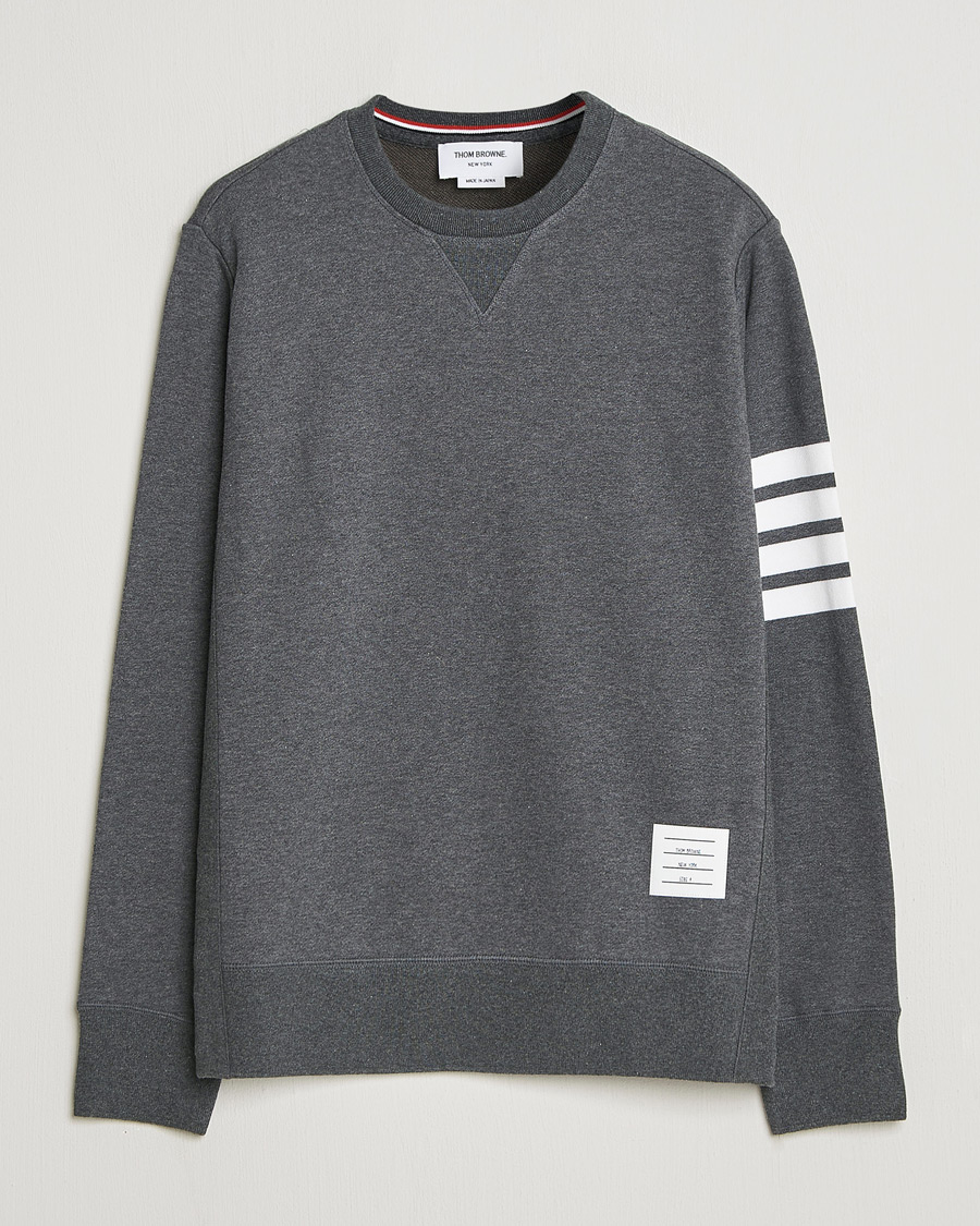 Homme | Pulls Et Tricots | Thom Browne | Classic 4 Bar Loopback Sweatshirt Dark Grey