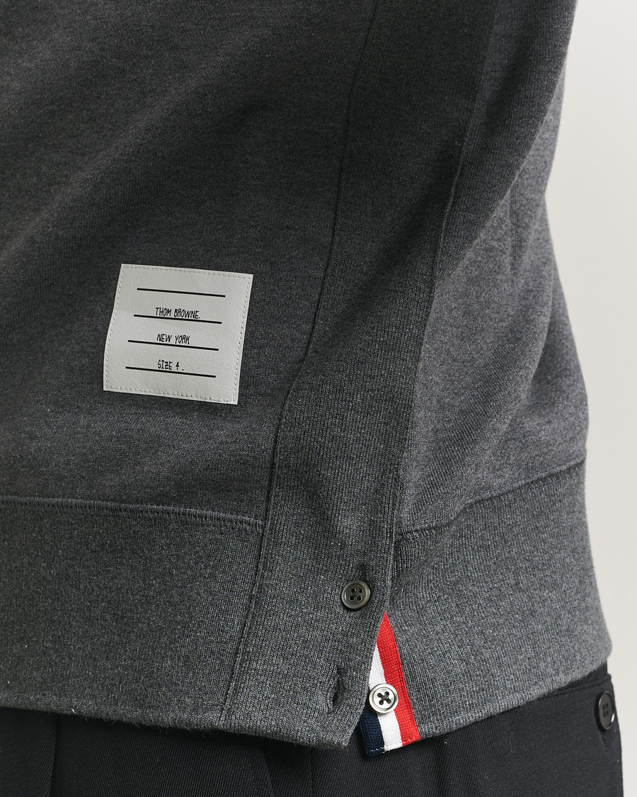Homme | Pulls Et Tricots | Thom Browne | Classic 4 Bar Loopback Sweatshirt Dark Grey