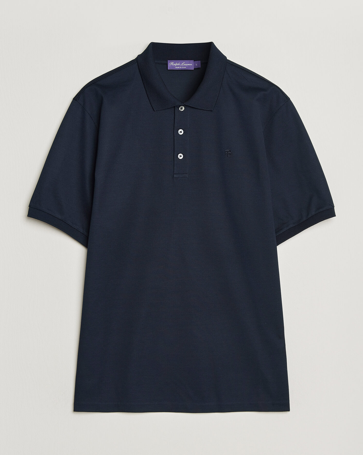 Homme | Polos | Ralph Lauren Purple Label | Mercerized Cotton Polo Chairman Navy