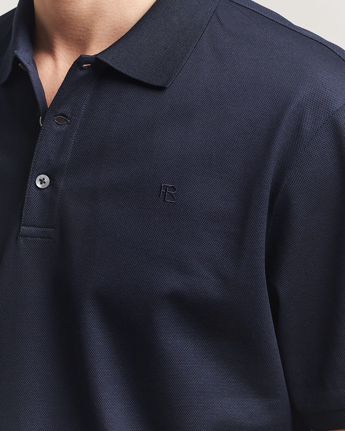 Homme | Polos | Ralph Lauren Purple Label | Mercerized Cotton Polo Chairman Navy