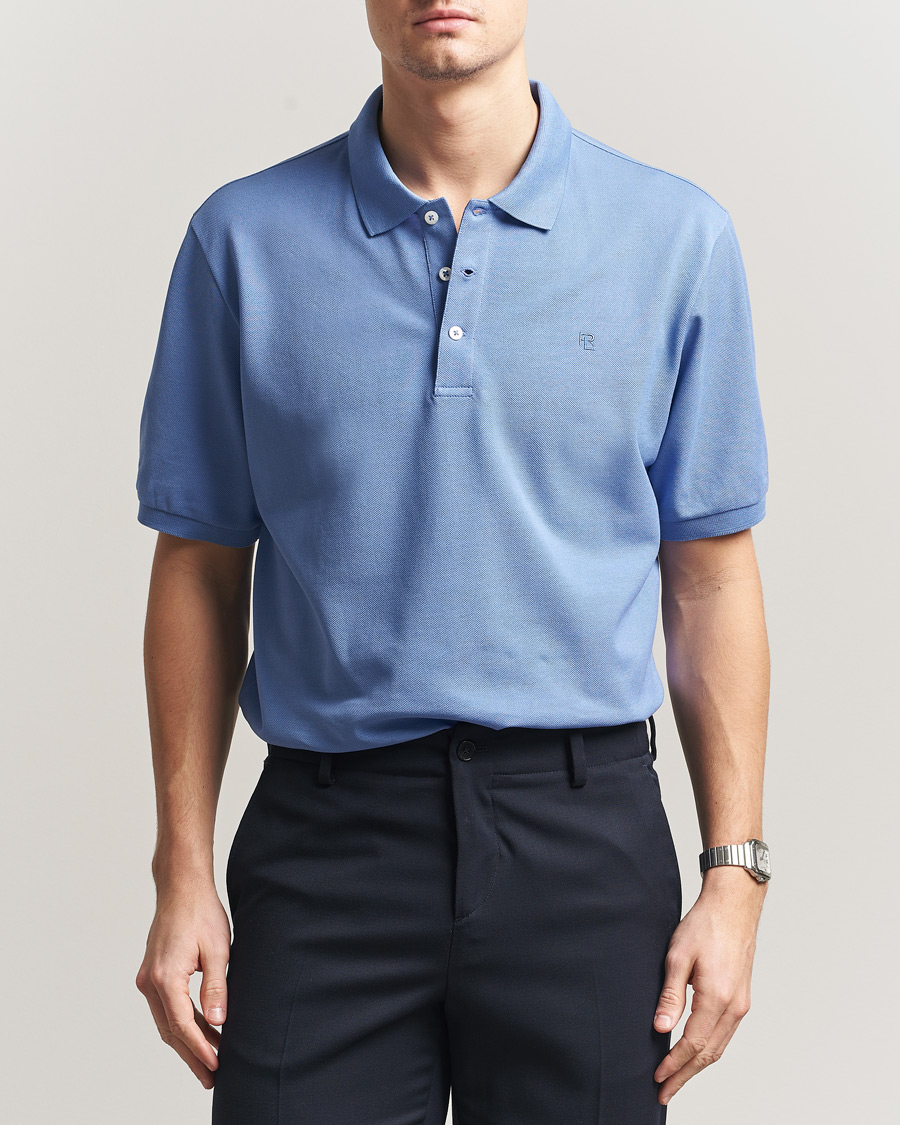 Homme | Polos | Ralph Lauren Purple Label | Mercerized Cotton Polo Light Blue