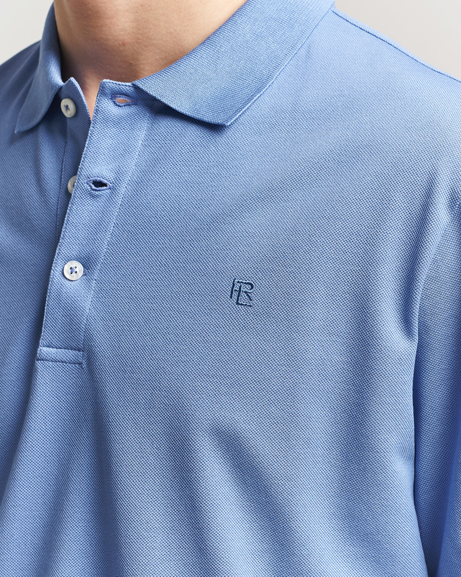 Homme | Polos | Ralph Lauren Purple Label | Mercerized Cotton Polo Light Blue