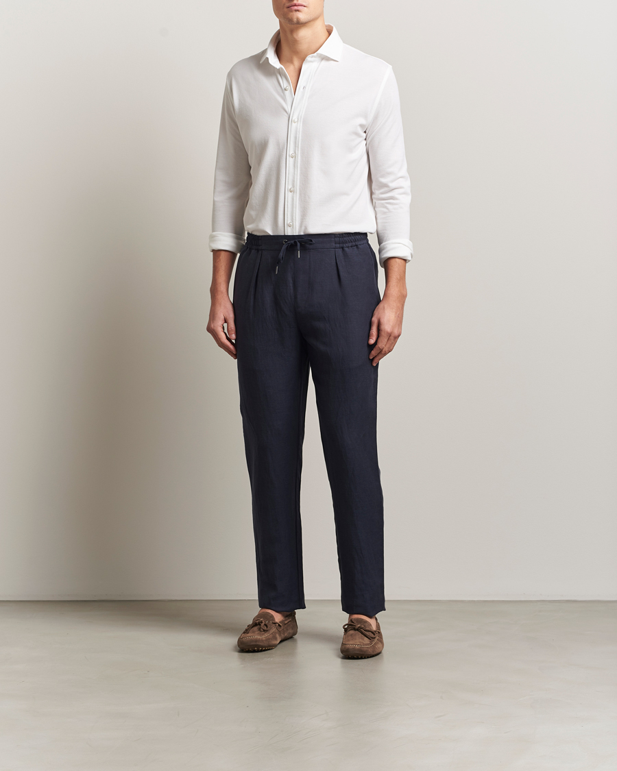 Homme | Chemises | Ralph Lauren Purple Label | Washed Cotton Pique Shirt White